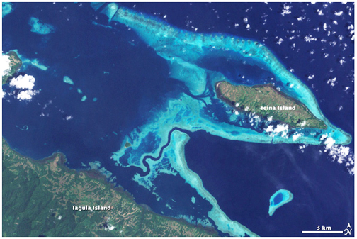 NASA Landsat-7 Tagula Island