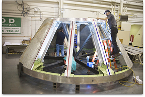 NASA Ares I-X crew launch vehicle