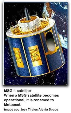 MSG-1 satellite (Eumetsat + Thales Alenia Space)