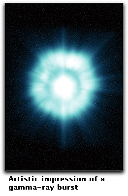 ESA's Integral + gamma-ray burst