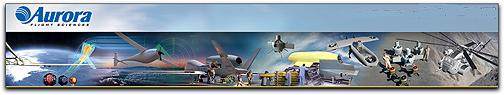 Aurora Flight Sciences banner