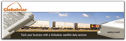 Globalstar tracking web page