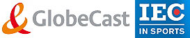 GlobeCast + IEC in Sports logos