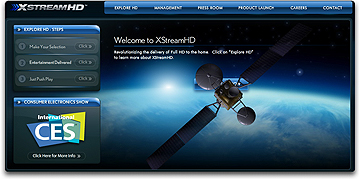 XStreamHD homepage
