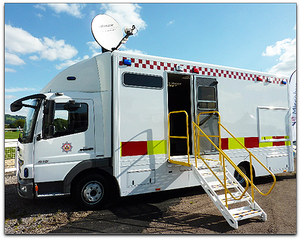 Fife Fire & Rescue ICU with Excelerate antenna