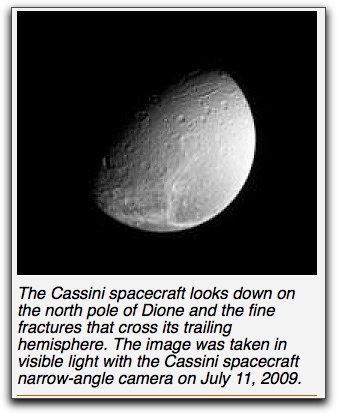 Cassini Dione NASA