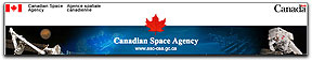 Canadian Space Agency banner