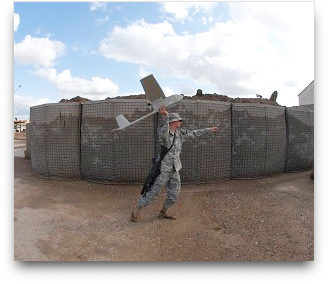 AV's Raven UAV launch in Iraq