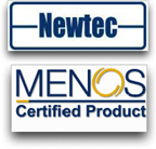 Newtec + MENOS logos