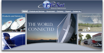 LBiSat homepage banner
