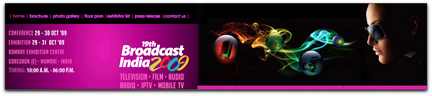 Broadcast India 2009 banner