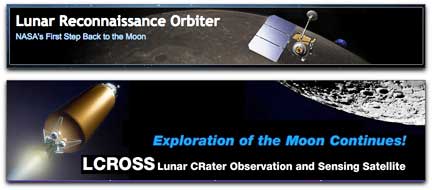 LRO + LCROSS banners