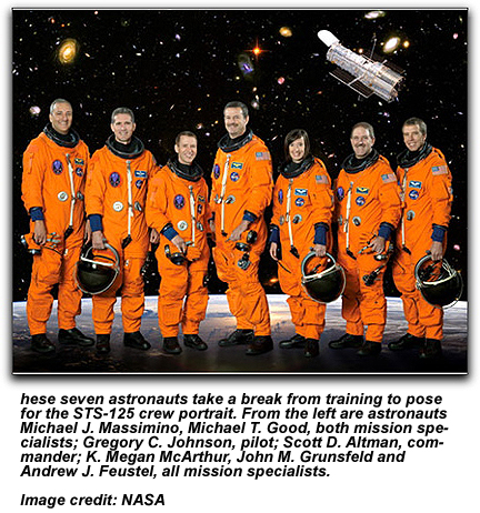 Shuttle STS-125 crew