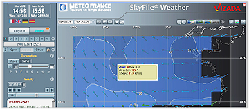 Vizada SkyFile Weather graphic