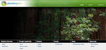 Planetary Skin homepage