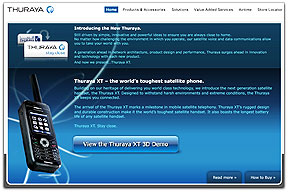 Thuraya new homepage (111809)