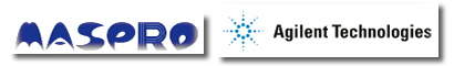 Maspro + Agilent Technologies logos