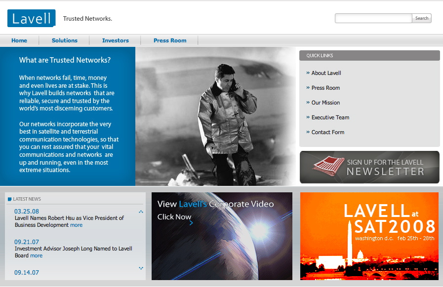 Lavell Systems home page