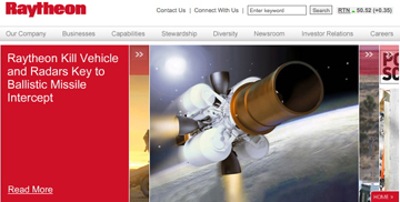Raytheon homepage banner