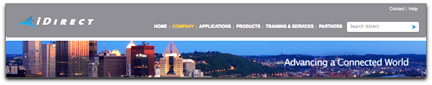 iDirect banner (metro)