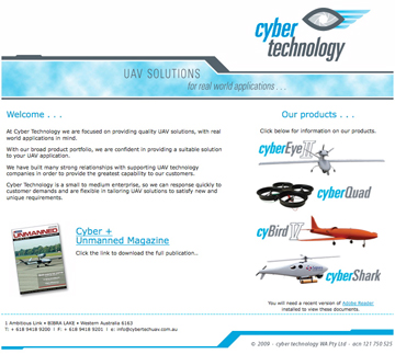 Cyber Technology homepage