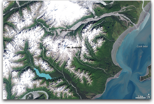 Mt. Redoubt, Alaska (Landsat)