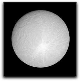 Cassini Rhea Rays (NASA)