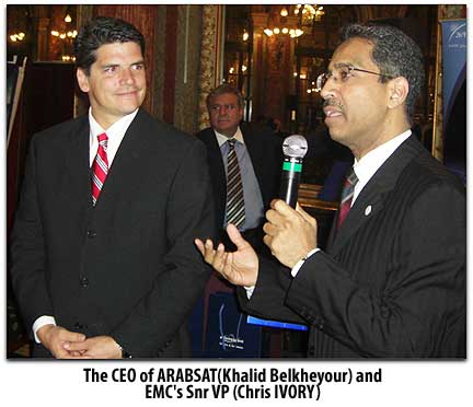 Arabsat + EMC agreement photo