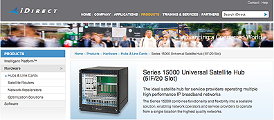 iDirect hub