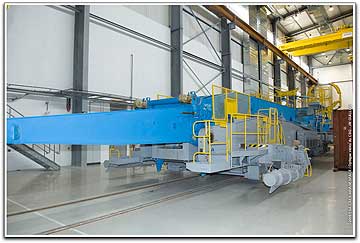 Arianespace transporter erector system for Soyuz