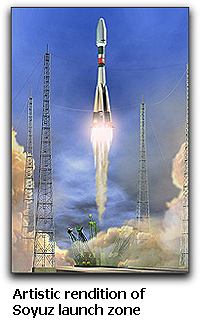 Spaceport's Soyuz launch zone