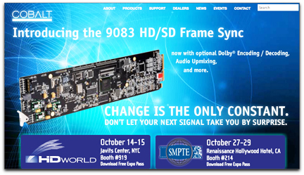 Cobalt homepage