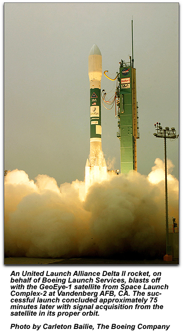 GeoEye-1 launch site at VAFB