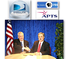 DIRECTV + PBS + APTS + signing