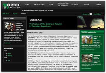 Vortex homepage (NOAA + NSF)