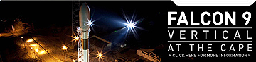 SpaceX homepage banner