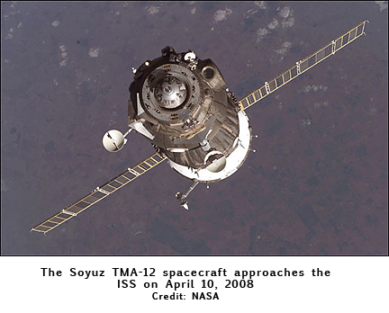 Soyuz approaching ISS