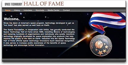 Space Technology Hall of Fame homepage