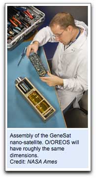 GeneSat nanosat assembly (NASA)