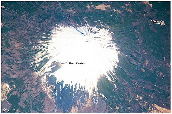 Mount Fuji NASA ISS