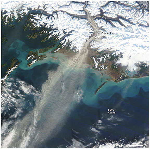 Alaska glacier dust