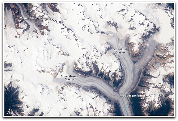 Heiltskuk Glacier BC NASA astronaut photo