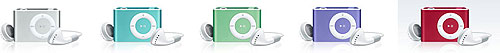 iPod Shuffle models