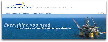 Stratos Global homepage banner
