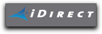iDirect logo (gray bkgrnd)
