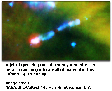 Spitzer's water molecule photo