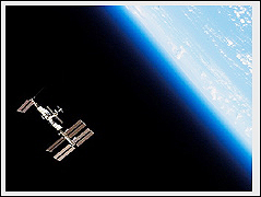 ISS orbiting Earth small photo