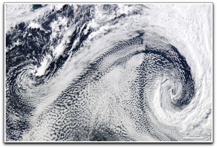 MODIS Cloud Captures (NASA)