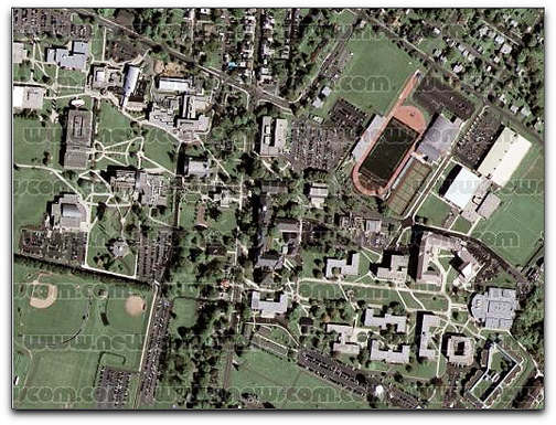 GeoEye-1 photo of Kutztown University
