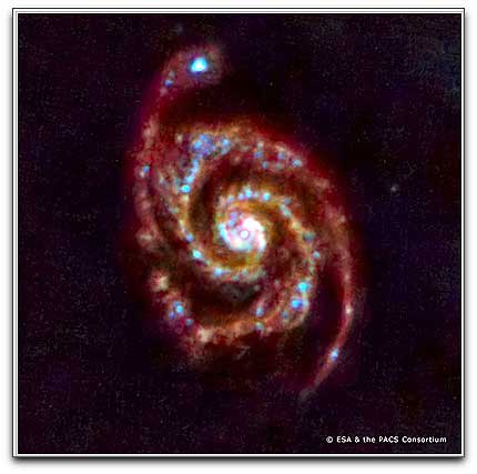 Herschel's test view of M51